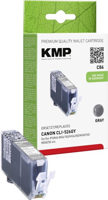 KMP Ink náhradný Canon CLI-526 kompatibilná  šedá C86 1515,0041
