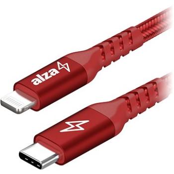 AlzaPower Alucore USB-C to Lightning MFi 3 m červený (APW-CBMFI9403R)