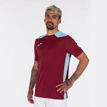 CHAMPIONSHIP VI SHORT SLEEVE T-SHIRT BURGUNDY SKY BLUE L