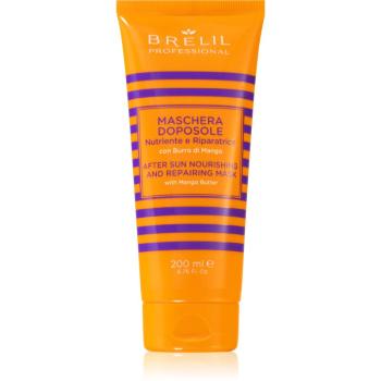 Brelil Numéro Solaire After Sun Mask regeneračná maska pre vlasy namáhané chlórom, slnkom a slanou vodou 200 ml