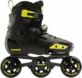 Rollerblade Apex 3WD Kolieskové korčule JR Black/Lime 28-32