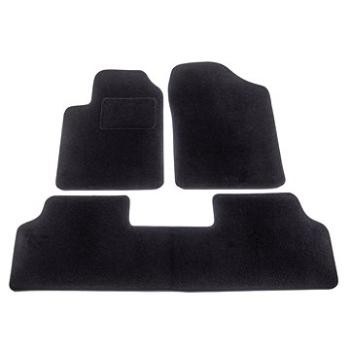 ACI textilné koberce pre CITROEN Berlingo 96-02  čierne (5 sedadiel, sada 3 ks) (0903X62)