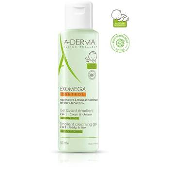 A-DERMA Exomega Control Zvláčňujúci umývací gél na suchú kožu so sklonom k atopii 2 v 1 500 ml (3282770144314)