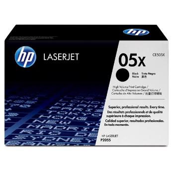 HP originál toner CE505X, black, 6500str., HP 05X, high capacity, HP LaserJet P2055, O