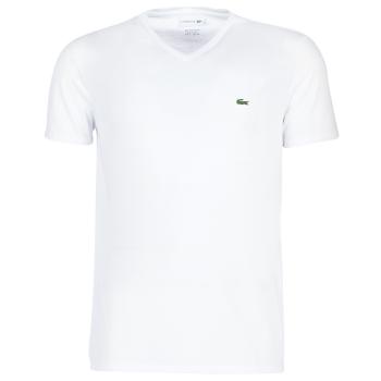 Lacoste  TH6710  Tričká s krátkym rukávom Biela