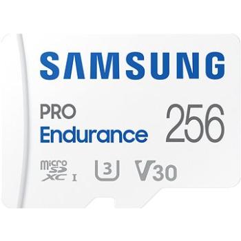 Samsung MicroSDXC 256 GB PRO Endurance + SD adaptér (MB-MJ256KA/EU)