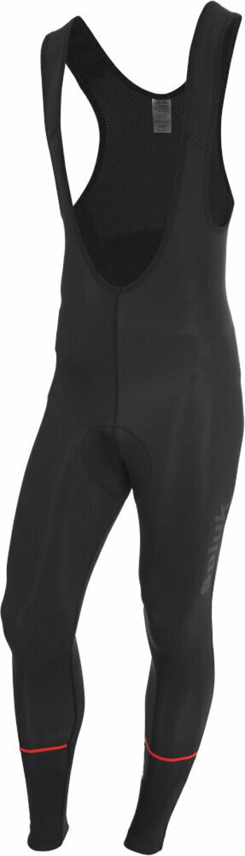 Spiuk Anatomic Bib Pants Black/Red S Cyklonohavice