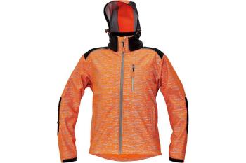 KNOXFIELD printed softshell červená XXL