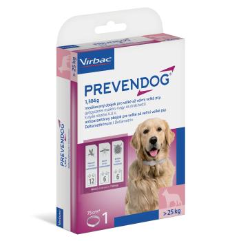 VIRBAC Prevendog 1,304g antiparazitárny obojok pre veľké a veľmi veľké psy 75cm