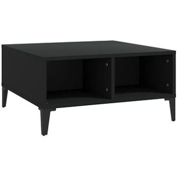 SHUMEE Konferenčný stolík čierny 60 × 60 × 30 cm drevotrieska, 805987