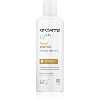 Sesderma Seskavel Repair keratínový šampón pre poškodené vlasy 200 ml