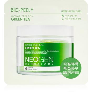 Neogen Dermalogy Bio-Peel+ Gauze Peeling Green Tea peelingové pleťové tampóny pre rozjasnenie a hydratáciu 1 ks