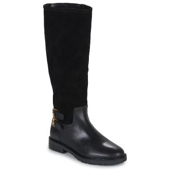 Lauren Ralph Lauren  EMELIE-BOOTS-TALL BOOT  Čižmy do mesta Čierna