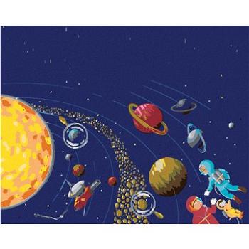 Maľovanie podľa čísel – Vesmír a kozmonauti (HRAmal01123nad)