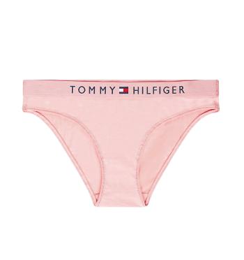 TOMMY HILFIGER - Tommy original cotton svetloružové nohavičky-XS