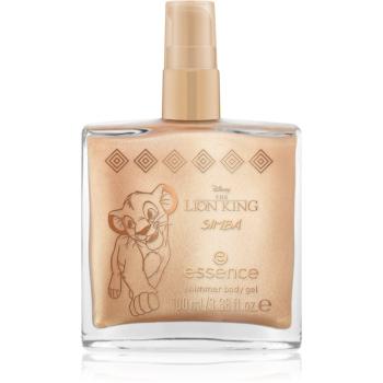 Essence Disney The Lion King telový gél s trblietkami odtieň 01 Simba 100 ml