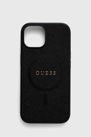 Puzdro na mobil Guess iPhone 15 6.1 čierna farba