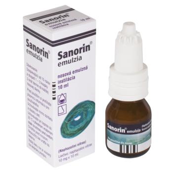 SANORIN Emulzia nosová emulzná instilácia 10 ml