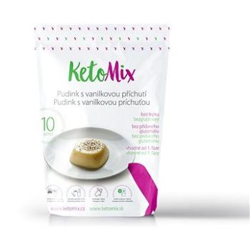 KetoMix Proteínový puding s vanilkovou príchuťou – 300 g (10 porcií) (8594196630247)