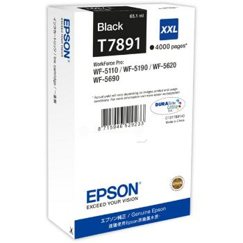 EPSON T7891 (C13T789140) - originálna cartridge, čierna, 65ml