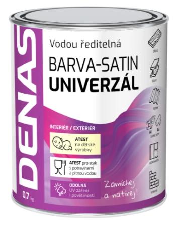 DENAS UNIVERZÁL SATIN - Univerzálna vodou riediteľná farba 0610 - krémová 0,7 kg