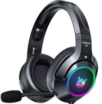 Onikuma K9 RGB Wired Gaming Headset Čierna PC slúchadlá