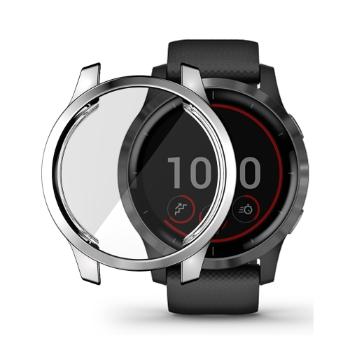 ENKAY ochranný kryt Garmin Venu 2 / Vivoactive 4 strieborný