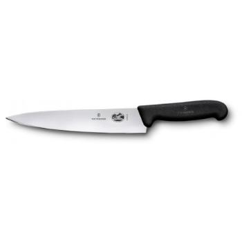 VICTORINOX Kuchársky nôž VICTORINOX FIBROX 25 cm - HACCP farby 5.2003.25  Čierna