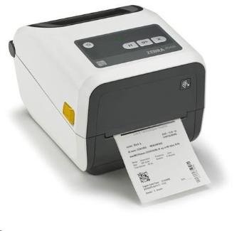 Zebra ZD421c Healthcare ZD4AH43-C0EE00EZ, cartridge, tiskárna štítků, 12 dots/mm (300 dpi), RTC, EPLII, ZPLII, USB, USB Host, BT (BLE), Ethernet, whit