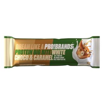PROBRANDS Protein big bite bar príchuť biela čokoláda a karamel 45 g
