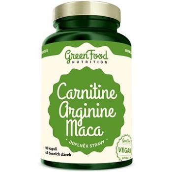GreenFood Nutrition Carnitin Arginin Maca 90 kapsúl (8594193920488)