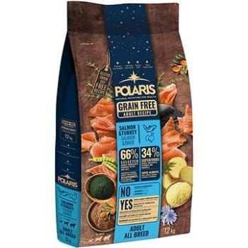 Polaris bezobilné granule s čerstvým mäsom Adult s lososom a morčacím 12 kg (5999566110511)