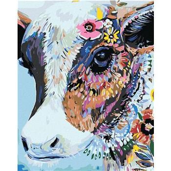 Maľovanie podľa čísel – Kvetinová kravička (HRAmal00442nad)