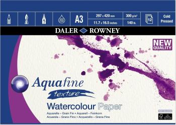 Daler Rowney Aquafine Texture Watercolour Paper Aquafine A3 300 g Skicár