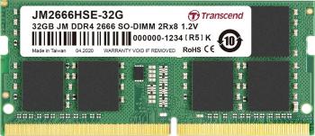 Transcend RAM modul pre notebooky  JM2666HSE-32G 32 GB 1 x 32 GB DDR4-RAM 2666 MHz CL19