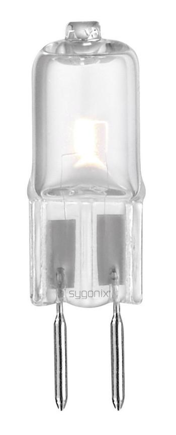 Sygonix halogénová žiarovka En.trieda 2021: B (A ++ - E) G6.35 50 mm 12 V 28 W teplá biela pinová objímka stmievateľná 1