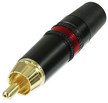 Rean AV NYS373-2 cinch konektor zástrčka, rovná Pólov: 2  čierna, červená 1 ks