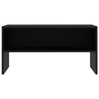 TV stolík čierny 80 x 40 x 40 cm drevotrieska (800055)