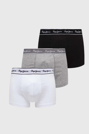 Boxerky Pepe Jeans 3-pak PEPE TK 3P pánske, šedá farba, PMU10975.933