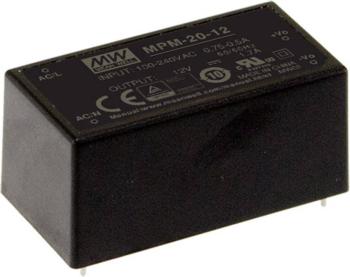 Mean Well MPM-20-5 sieťový zdroj AC/DC do DPS 5 V/DC 4 A 20 W