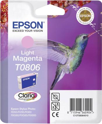 Epson Ink T0806 originál  svetlá purpurová C13T08064011