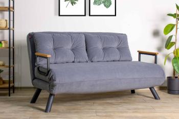 Sofahouse Dizajnová rozkladacia sedačka Hilarius 133 cm sivá