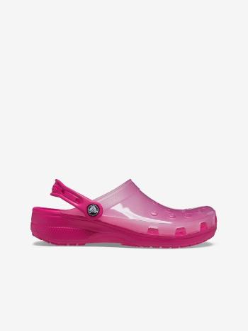 Crocs Classic Translucent Clog Šľapky Ružová