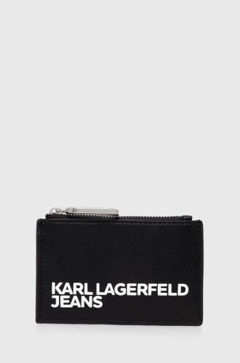 Kľúčenka Karl Lagerfeld Jeans čierna farba, 245J3203