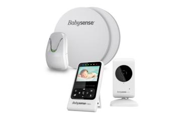 Babysense Bundle Monitor dychu 7 a Videopestúnka Video Baby Monitor V24R