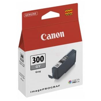 CANON PFI-300 GY - originálna cartridge, sivá, 14,4ml