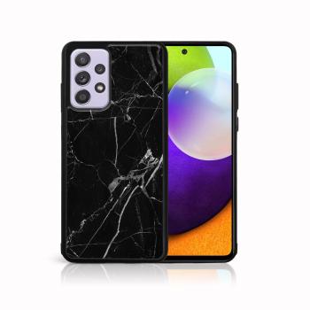 MY ART Silikónový kryt Samsung Galaxy A52 / A52s / A52 5G BLACK MARBLE (142)