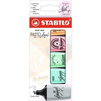 STABILO BOSS MINI Pastellove 2.0 – balenie 5 ks (4006381582759)