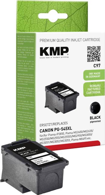 KMP Ink náhradný Canon PG-545XL kompatibilná  čierna C97 1562,4001
