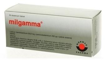 Milgamma 50 mg/250, 50 tabliet
